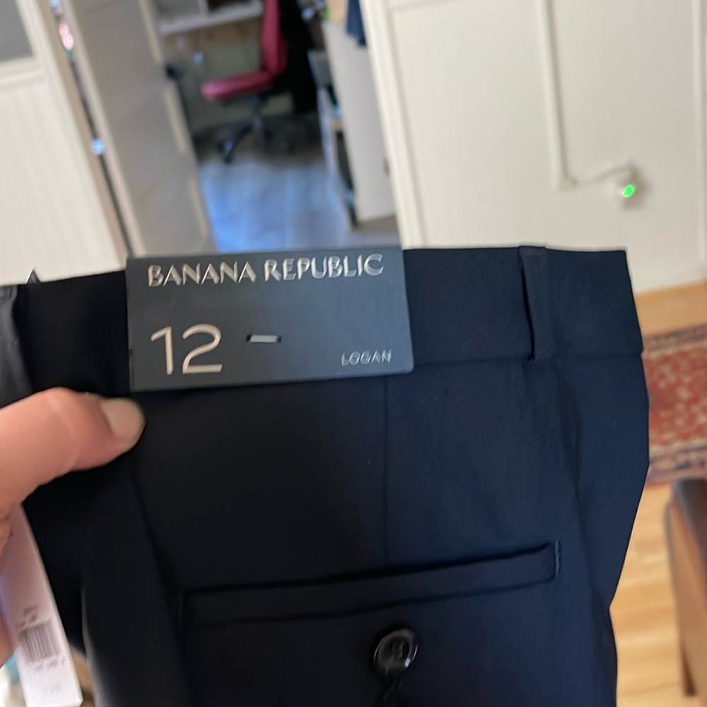 Banana republic 12 midrise straight fit through hip and thigh